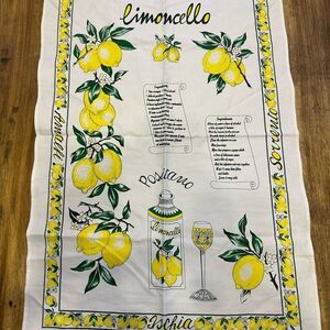 Limoncello Ischia Italy Towel with Recipes